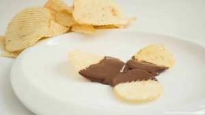 Foods Dipped in Chocolate - Potato Chips