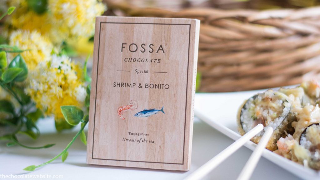 Fossa Chocolate Shrimp and Bonito Sushi Still Life