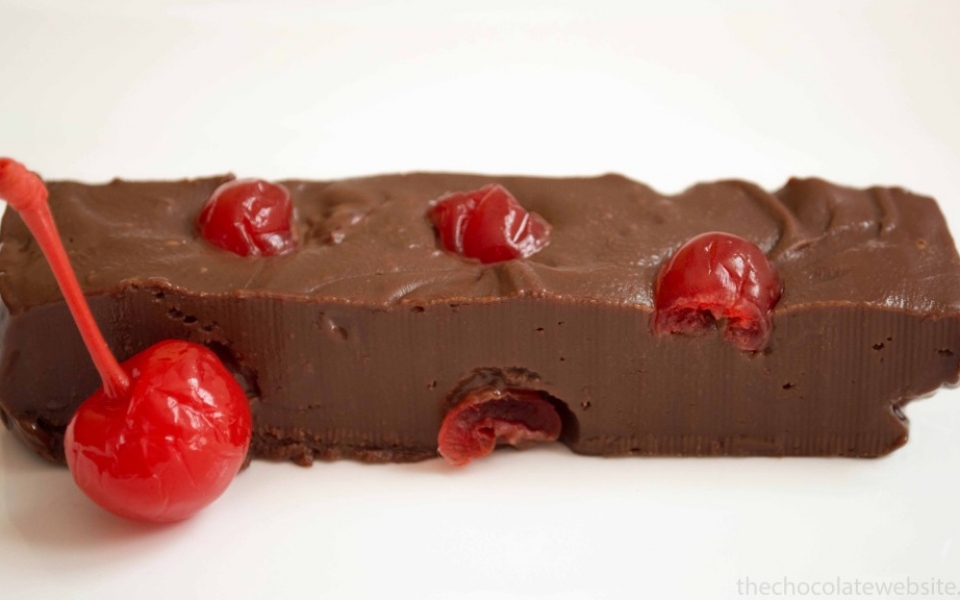 Chocolate Covered Cherry Fudge